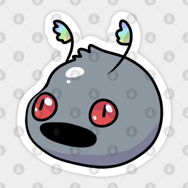 Mothman Head Sticker by ziodynes098